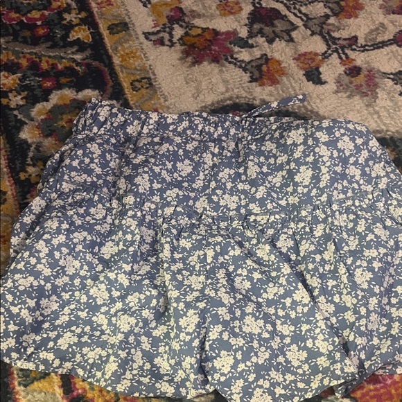 Altar'd State Blue Floral Skorts - Picture 2 of 4